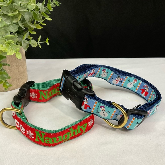 Upcountry Other - Upcountry Christmas & Winter Dog Collars, Set of Two